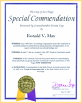 Special Commendation